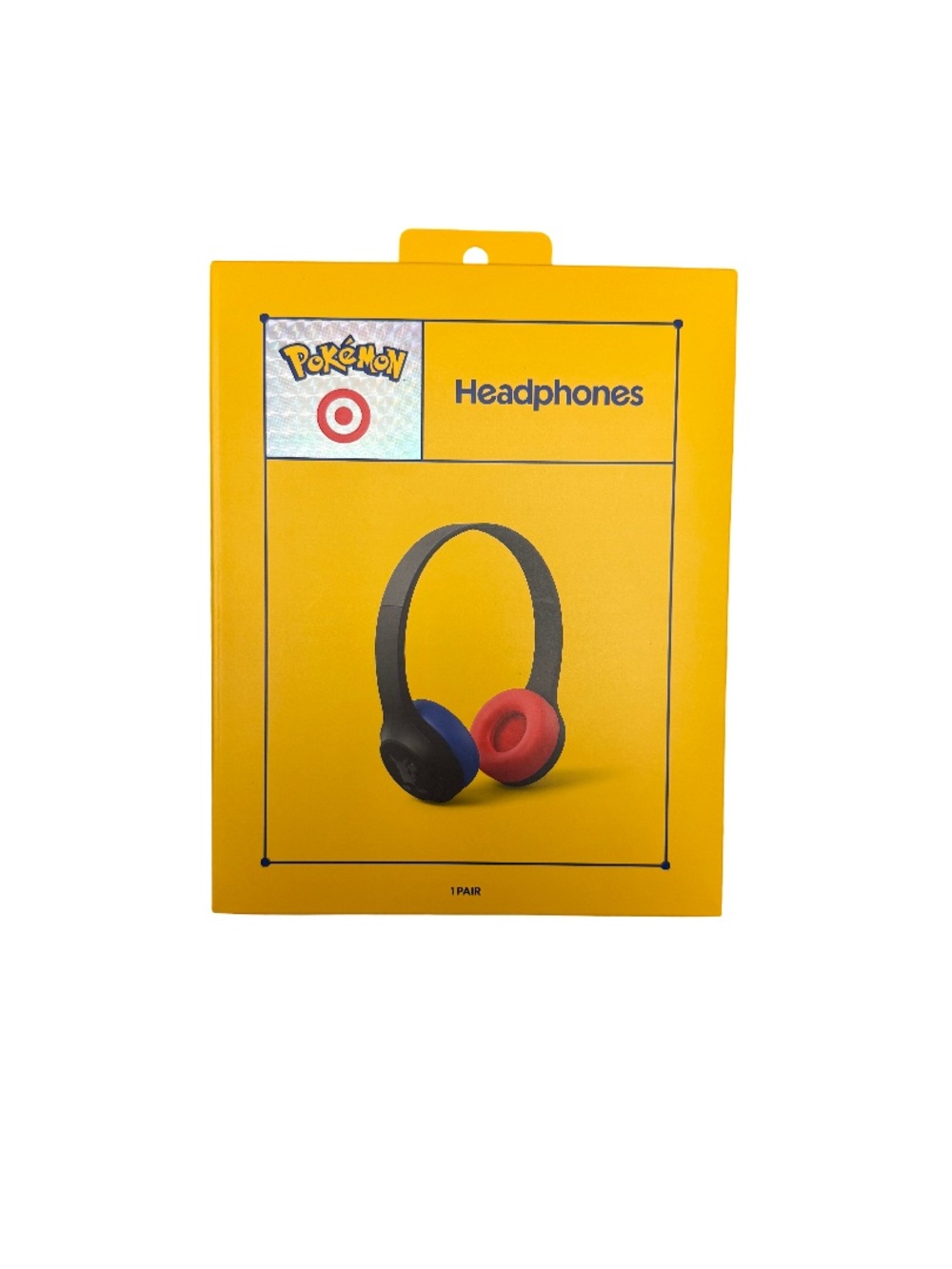 Pokémon Target Pikachu Wireless Headphones Red Blue New OS